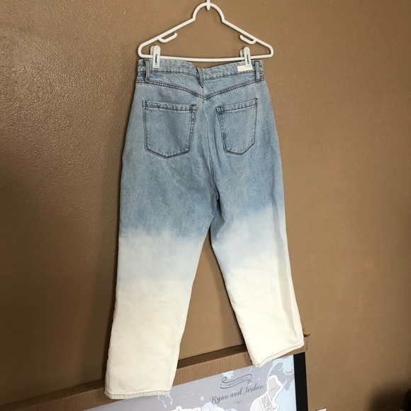 Blank NYC Two Tone / The Baxter Ribcage Straight Leg Jeans Size 30 - Picture 4 of 7